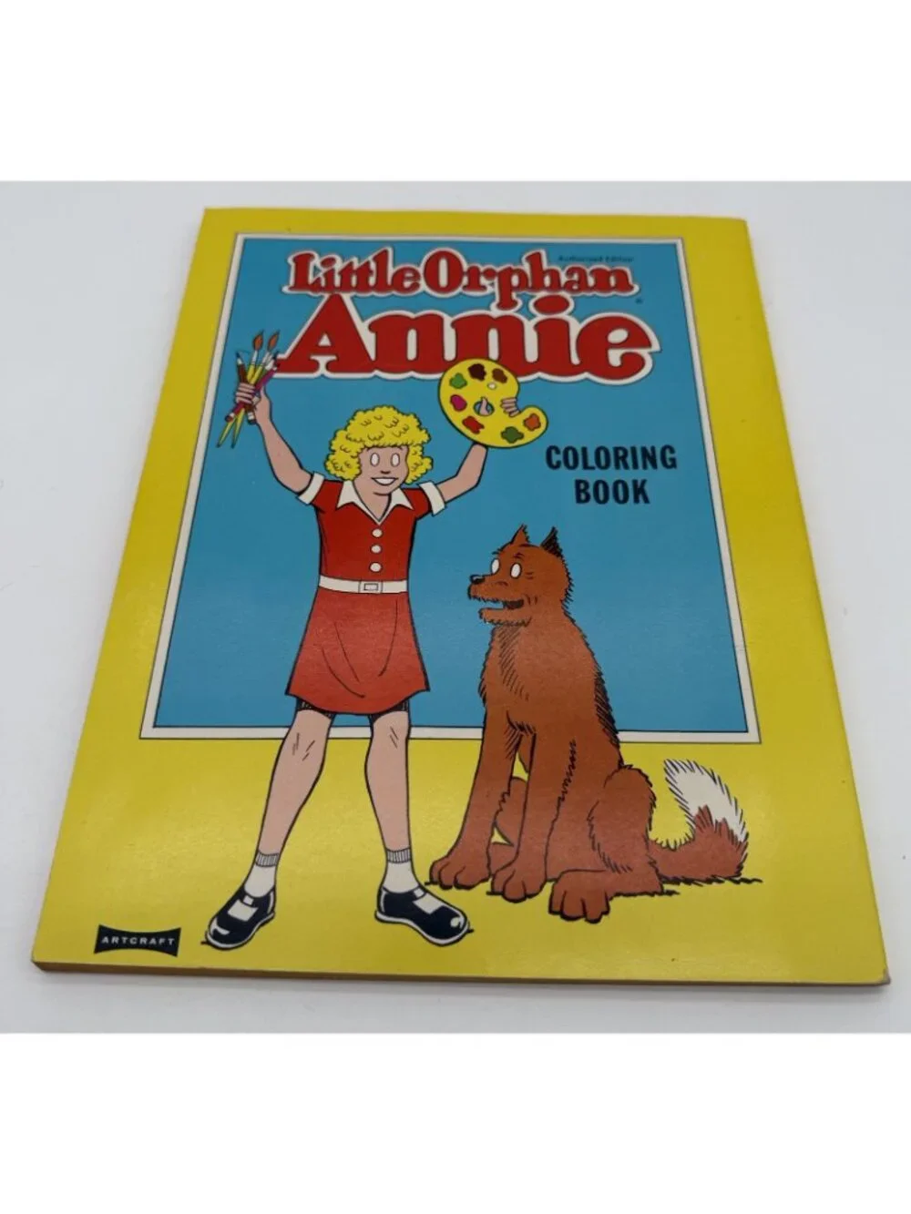 1975 Little Orphan  Annie Sandy Harold Gray coloring book 96pg NOS Unused #1